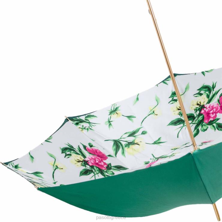 ομπρέλα | PASOTTI 189 5g763-5 p5 - σμαραγδένια πράσινη ομπρέλα λουλουδιών 2N6B8325 γυναίκες